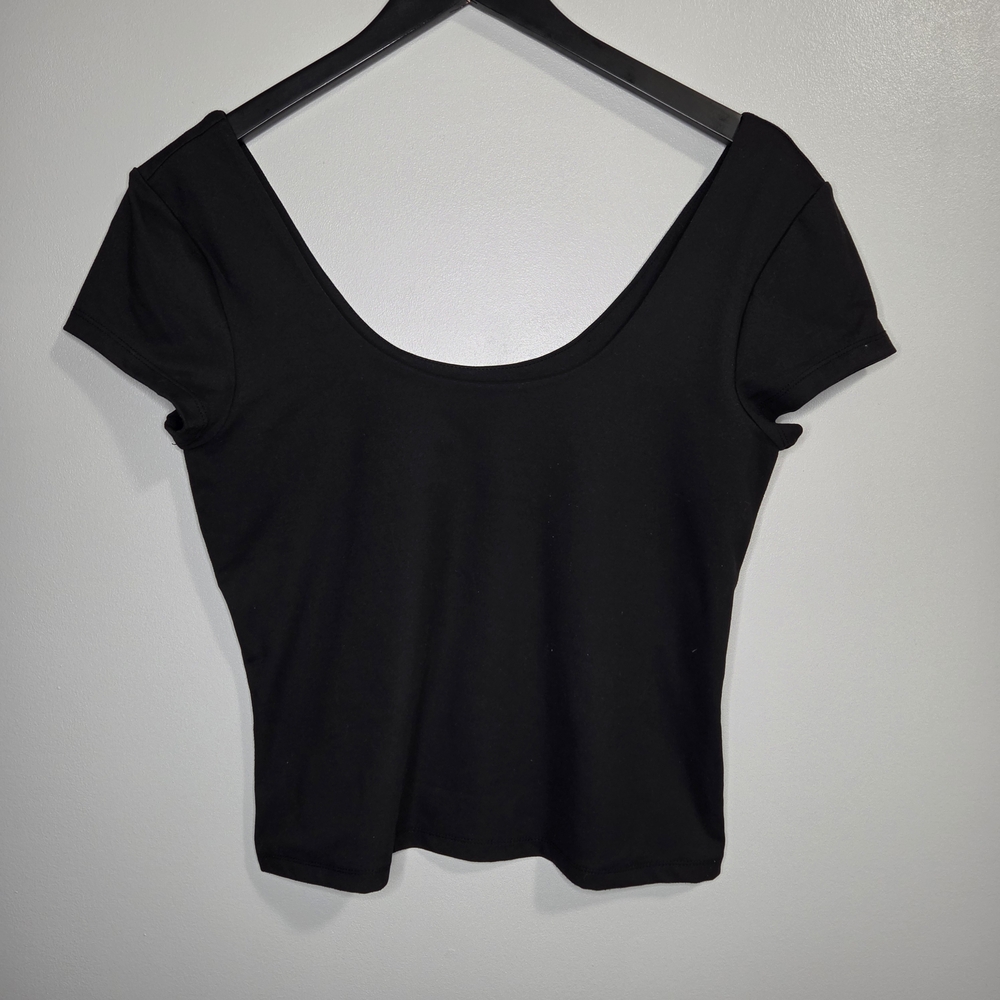 Old Navy Double Lined Black T-shirt